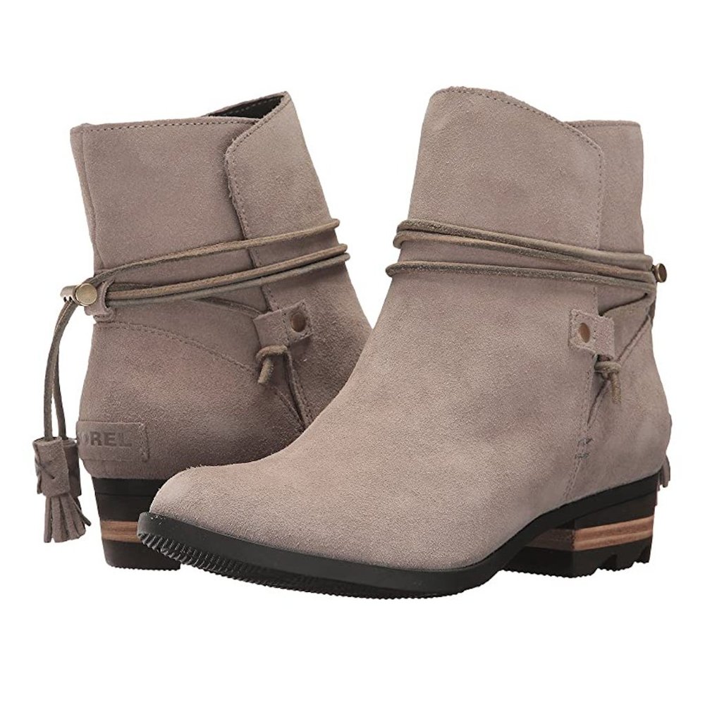 NWOT Sorel Farah Suede Ankle Boots